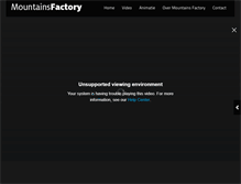 Tablet Screenshot of mountainsfactory.nl